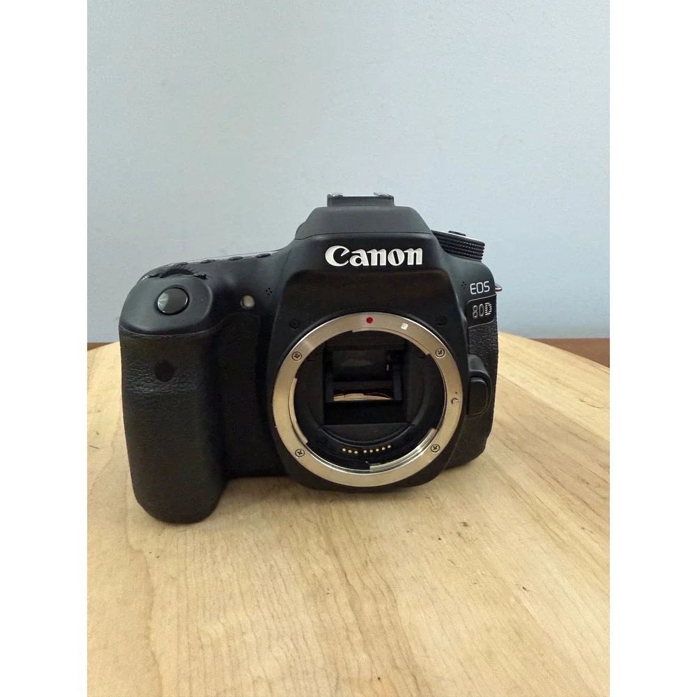 Canon EOS 80D 24.2MP DSLR Camera w/ EF 50mm f/1.8 STM Lens, Battery & Charger